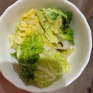 白菜のお浸し塩昆布和え